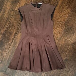 Zara Chocolate Brown Mini Dress